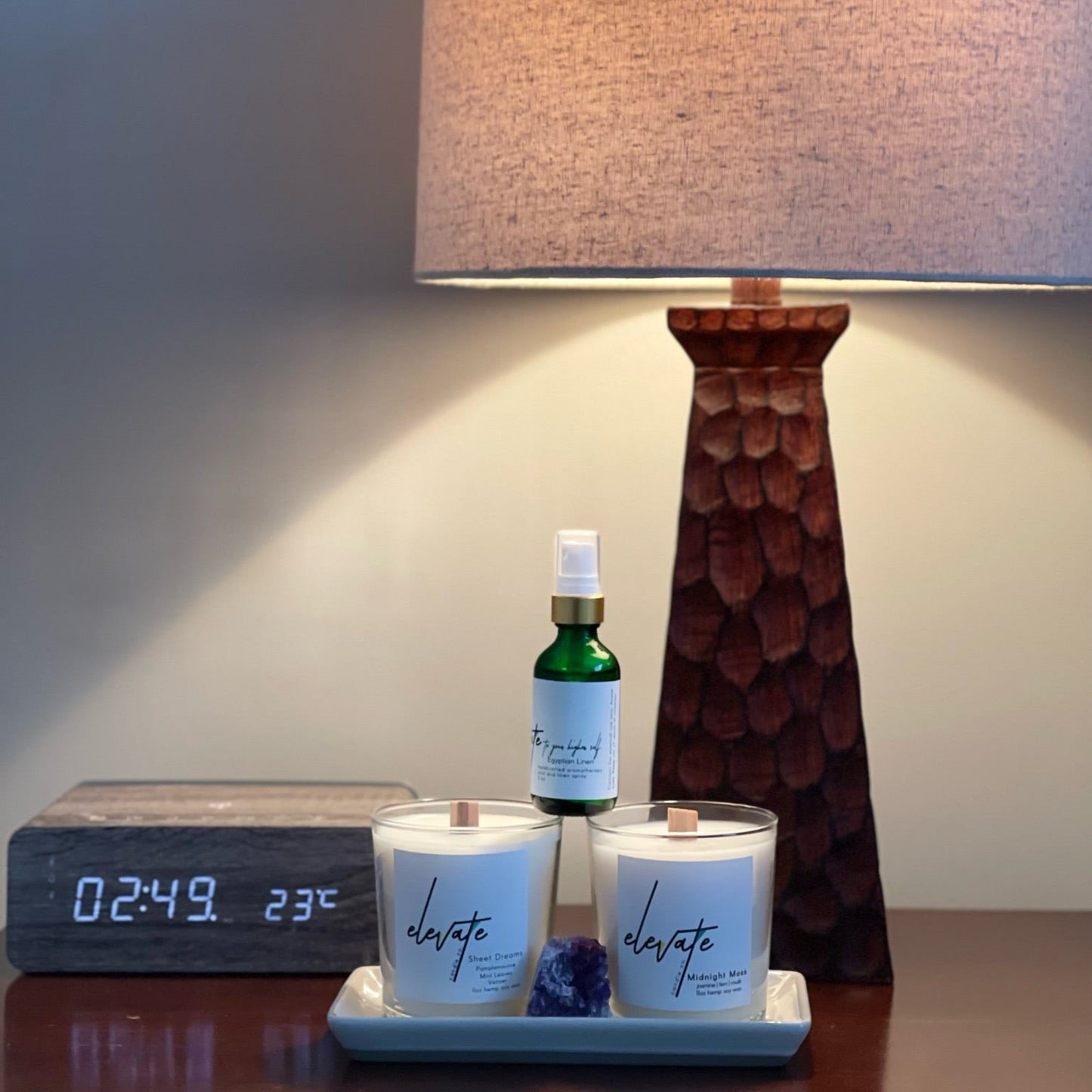 Sweet Water Decor Cream Speckled Stoneware Tray